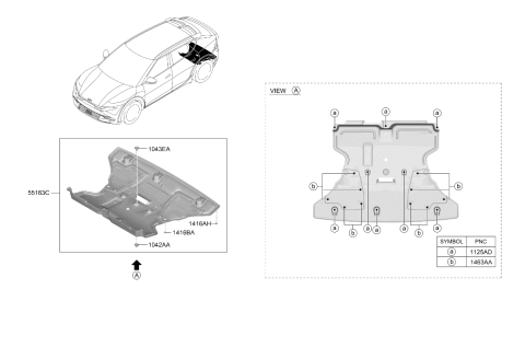 2025 Kia EV6 Korean made Rear Suspension Control Arm Diagram 2