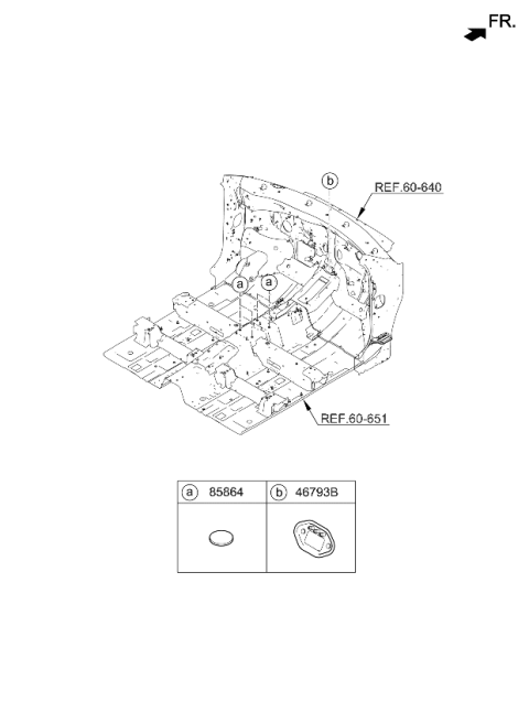 2025 Kia Niro Shift Lever Control Diagram 2