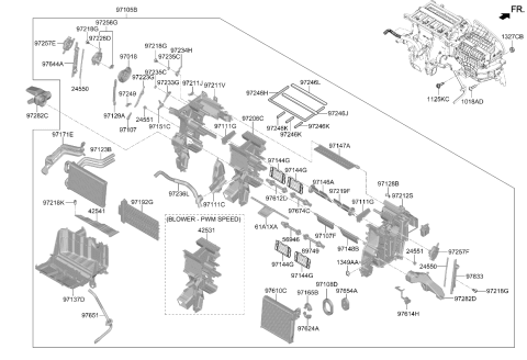 2026 Kia K5 EVAPORATOR ASSY Diagram for 97139L1001