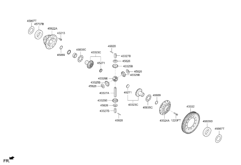 2026 Kia K5 Transaxle Gear-Manual Diagram 2