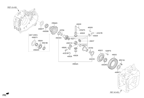 2025 Kia K5 Transaxle Gear-Auto Diagram 2