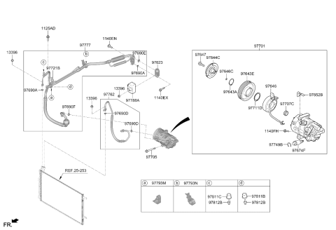 2026 Kia K5 Discharge Hose Diagram for 97762L1800