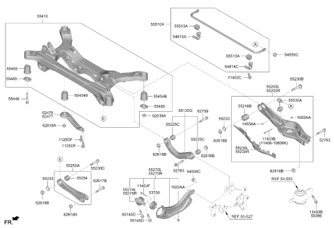 2025 Kia K5 Stabilizer Bar Bush Diagram for 55513N1000