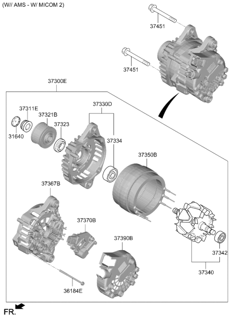 2026 Kia K5 Alternator Diagram 2
