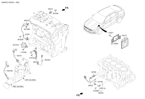 2025 Kia K5 Electronic Control Diagram 2