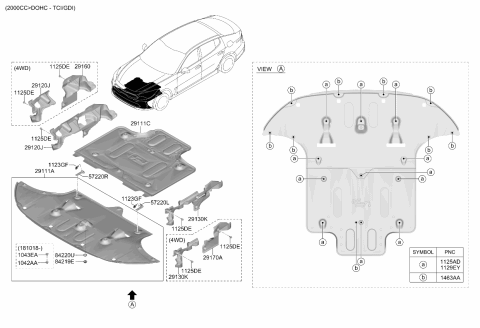 2018 Kia Stinger Under Cover Diagram 2