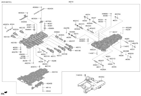 2018 Kia Stinger Transmission Valve Body Diagram 2