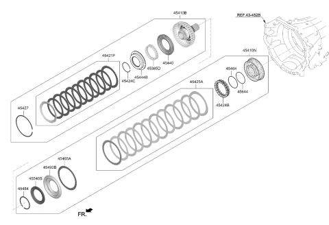 2018 Kia Stinger Transaxle Clutch-Auto Diagram 2