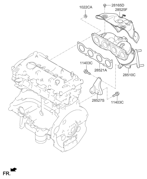 2019 Kia Forte Exhaust Manifold Diagram 2