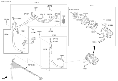 2021 Kia Forte Bolt Diagram for 9764733300