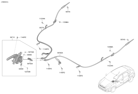2021 Kia Forte Parking Brake System Diagram 2
