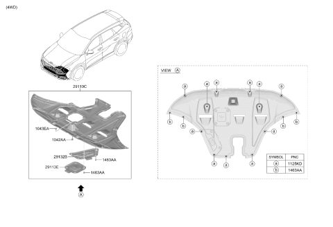 2025 Kia Sportage Gas Under Cover Diagram 2