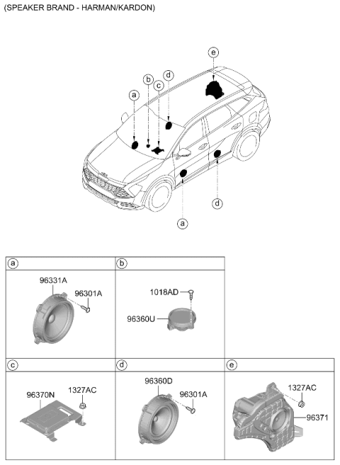 2025 Kia Sportage Gas Speaker Diagram 2
