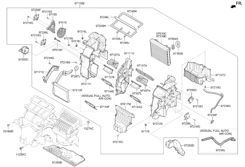 2022 Kia Sportage Aspirator & Hose Assembly Diagram for 972361G000