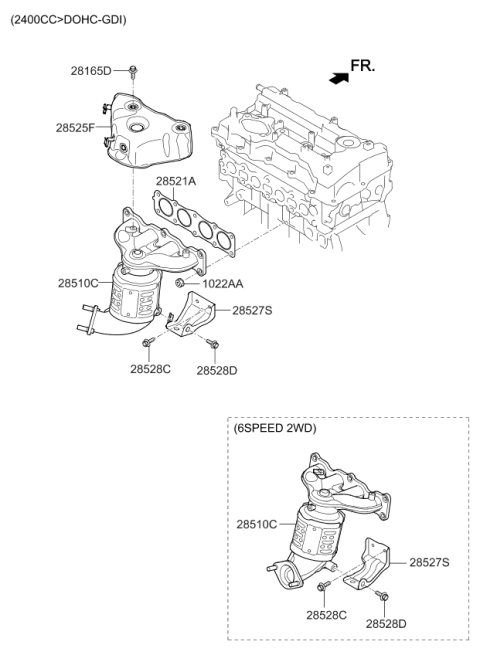 2022 Kia Sportage Exhaust Manifold Diagram 3