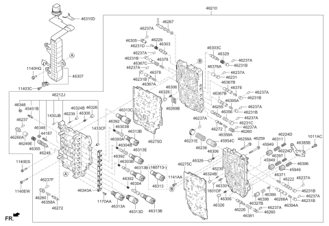 2022 Kia Sportage Coil Spring Diagram for 463704G100