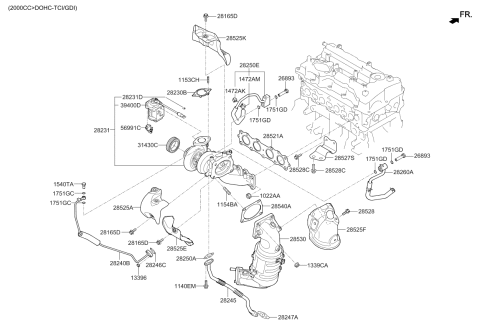 2022 Kia Sportage Exhaust Manifold Diagram 2