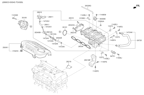 2020 Kia Sportage Intake Manifold Diagram 3
