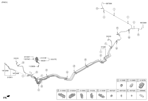 2024 Kia Sorento Hybrid Fuel Line Diagram 2
