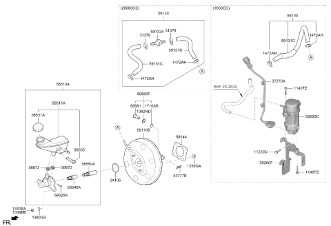 2024 Kia Forte Grommet Diagram for 58513G3100