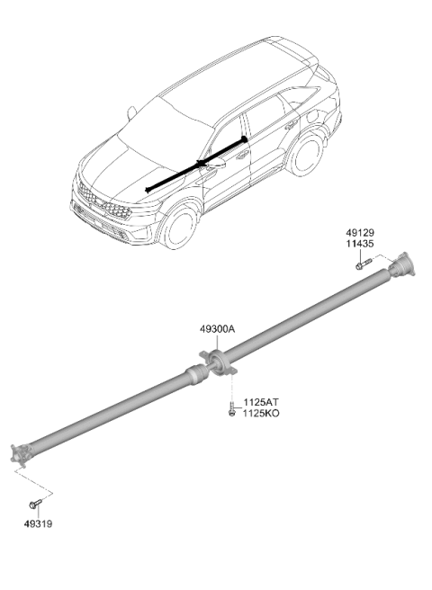 2023 Kia Sorento Bolt Diagram for 1144910506K