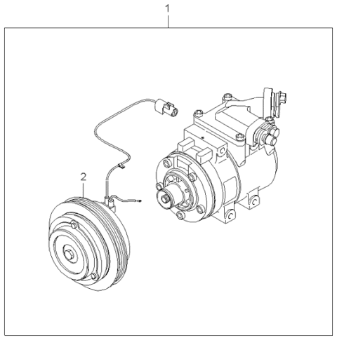 1997 Kia Sephia Compressor Diagram 3