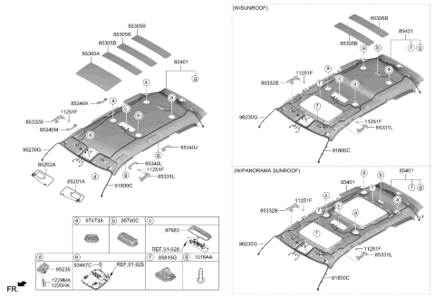 2020 Kia Telluride Sensor Assembly-Rr OCCUP Diagram for 95740S9100GYT