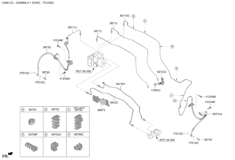 2025 Kia K4 Brake Fluid Line Diagram 2