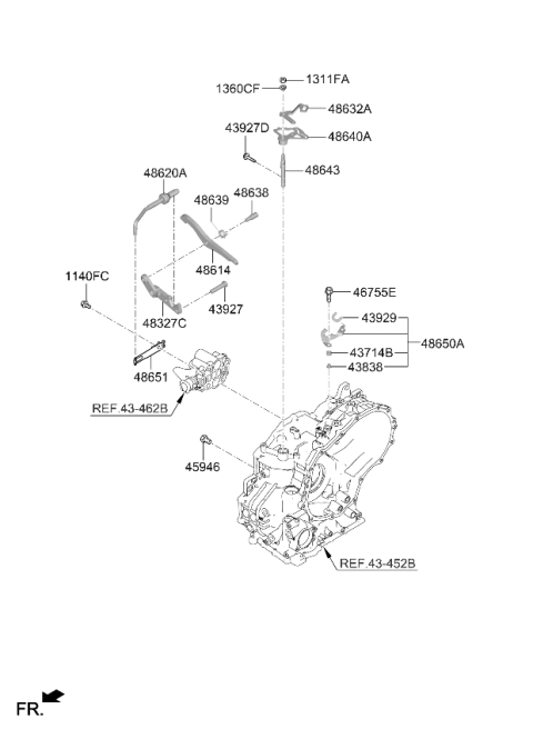2025 Kia K4 Transaxle Brake-Auto Diagram 2