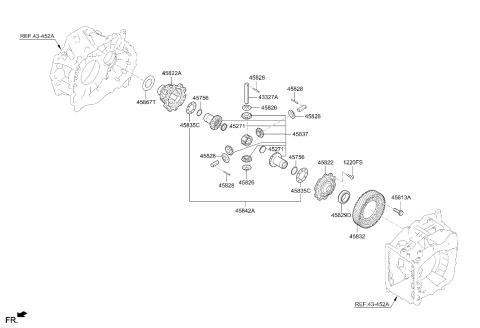 2025 Kia K4 Transaxle Gear-Auto Diagram 2