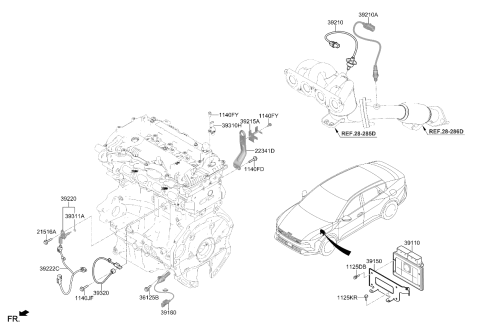 2025 Kia K4 Electronic Control Diagram 2