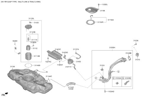 2025 Kia K4 Fuel System Diagram 2