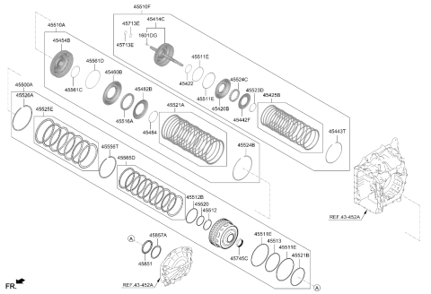 2025 Kia K4 Transaxle Clutch-Auto Diagram 3