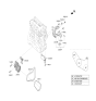 Diagram for 2025 Kia Telluride A/C Idler Pulley - 252863L100