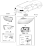 Diagram for 2019 Kia Sorento Tail Light - 92402C6500