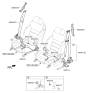 Diagram for 2020 Kia Sorento Seat Belt - 88830C6900WK