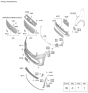 Diagram for 2019 Kia Sorento Grille - 86380C6800