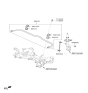 Diagram for Kia Sedona Sway Bar Bushing - 54813B8000