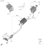 Diagram for 2020 Kia Sorento Muffler - 28710C6410