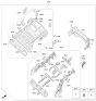 Diagram for Kia Sorento Floor Pan - 65513C5000