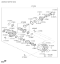 Diagram for Kia Pinion Bearing - 473633B600