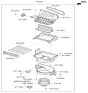 Diagram for 2019 Kia Sorento Blower Motor - 97100C6120