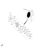 Diagram for Kia Torque Converter - 451004G100