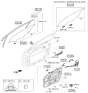 Diagram for 2015 Kia Sorento Door Latch Assembly - 81310C5010