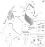 Diagram for 2025 Kia Telluride Lift Support - 81840S9000