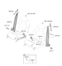 Diagram for 2025 Kia Telluride Seat Belt - 88810S9500WK