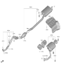 Diagram for 2025 Kia Telluride Muffler - 28710S9350