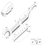 Diagram for 2021 Kia Telluride Door Moldings - 87722S9200AHV