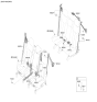 Diagram for 2025 Kia Telluride Seat Belt - 89823S9500WK