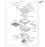 Diagram for 2025 Kia Telluride Cabin Air Filter - 97133C0000